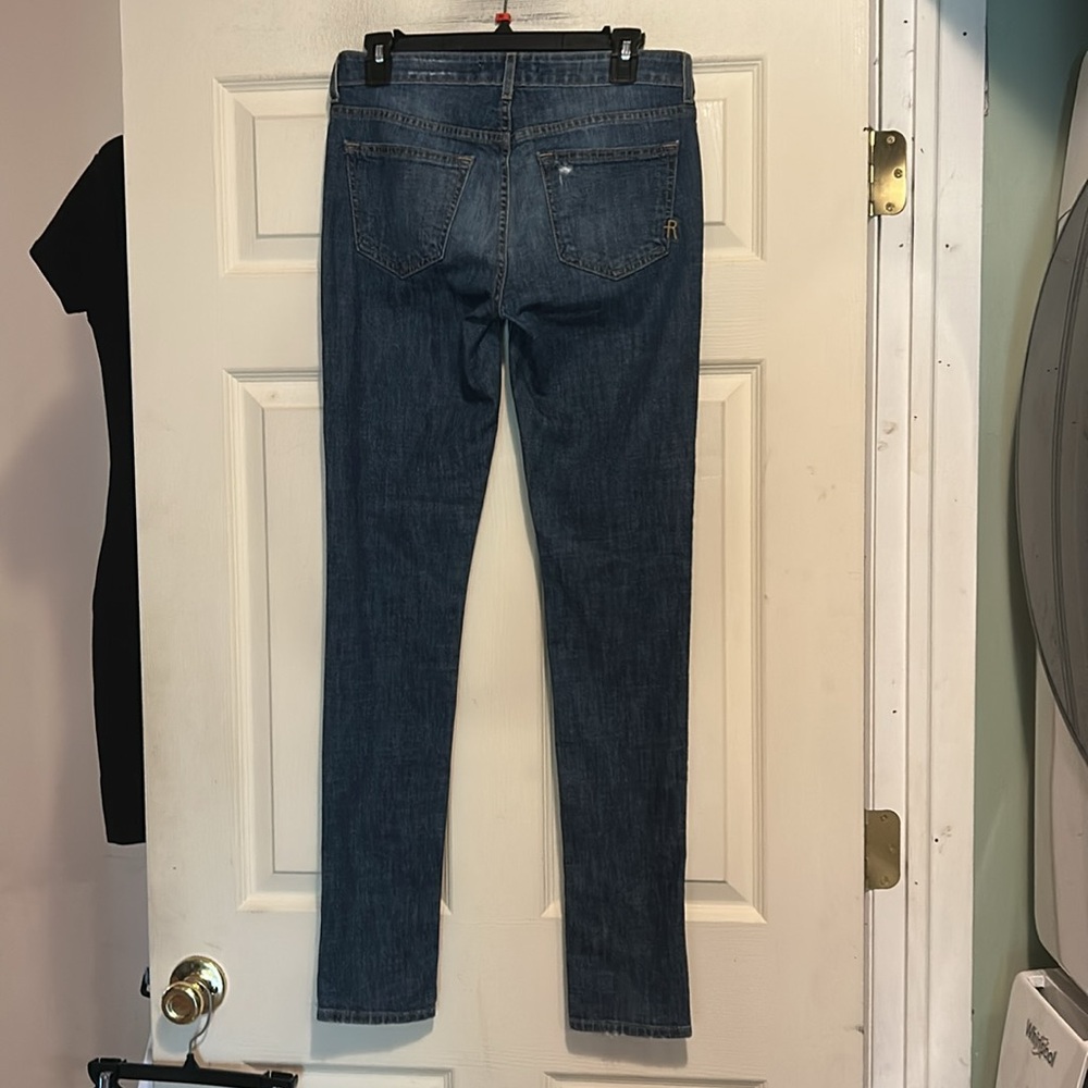 Rich & Skinny Jeans Size 26 Blue Denim - Picture 5 of 7